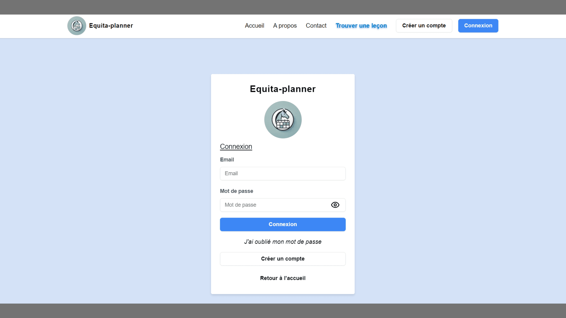 Equita-planner (projet perso)